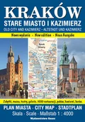 Atlasy i mapy - Kraków. Stare Miasto i Kazimierz. Plan miasta 1:4000 - miniaturka - grafika 1