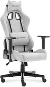 Fotele gamingowe - Fotel DELAGEAR G 606 Szary Materiałowy - miniaturka - grafika 1