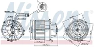 Akcesoria do klimatyzacji i ogrzewania - Wentylator wewnętrzny Nissens 87599 - miniaturka - grafika 1