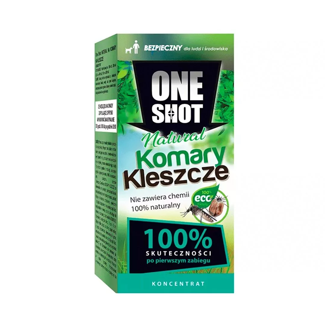 ONE SHOT ONE SHOT Natural na komary i kleszcze  KONC. 250ml 5902686245001