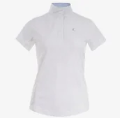 Koszulki jeździeckie - Horze Koszulka damska konkursowa BLAIRE - white - miniaturka - grafika 1