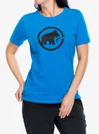 Koszulki i topy damskie - Koszulka bawełniana damska Mammut Core T-Shirt Classic - glacier blue - miniaturka - grafika 1