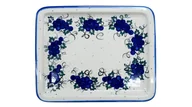 Tace i patery - Ceramiczna taca do potraw Ceramika Bolesławiec - miniaturka - grafika 1