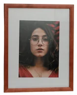 Ramki na zdjęcia - Ramka na zdjęcie 24x30 rudy brąz drewniana - miniaturka - grafika 1