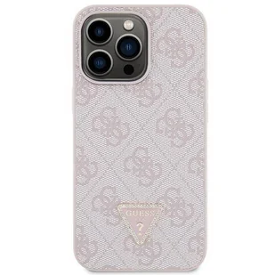 Etui Guess GUHCP13XP4TDSCPP na iPhone 13 Pro Max 6.7" - różowe Crossbody 4G Metal Logo - Etui i futerały do telefonów - miniaturka - grafika 3