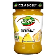 Syropy i koncentraty owocowe - Łowicz DŻEM N/S ANANASOWY 280 G - miniaturka - grafika 1