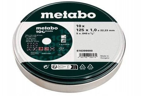 Bahco TARCZA TNÄCA INOX 125*1.0*22.23MM 10SZT