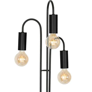 Luminex Loppe 515 lampa podłogowa stojąca 3x60W E27 czarny - Lampy stojące - miniaturka - grafika 5