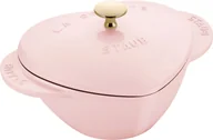 Garnki - STAUB SPECIAL COCOTTE Garnek żeliwny serce 1.75 ltr, różowy - miniaturka - grafika 1