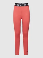 Legginsy - Legginsy w jednolitym kolorze z detalem z logo - miniaturka - grafika 1