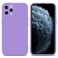 Etui i futerały do telefonów - Pokrowiec Etui Do Apple iPhone 11 PRO MAX w FLUID JASNY FIOLET TPU Silikonowe Obudowa Ochronny Case Cover Cadorabo - miniaturka - grafika 1