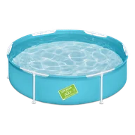 Baseny ogrodowe - Ogrodowy Basen stelażowy dla dzieci 2+ BESTWAY Okrągły 152x38cm - miniaturka - grafika 1