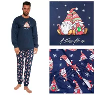 Piżamy damskie - Piżama męska świąteczna CORNETTE 115/237 Time For Us XL - miniaturka - grafika 1