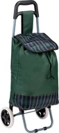 Torby i wózki na zakupy - Wózek zakupowy torba na zakupy kółkach składany 31L - miniaturka - grafika 1