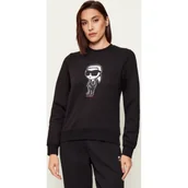 Bluzy damskie - Karl Lagerfeld Bluza ikon sketch | Regular Fit - miniaturka - grafika 1