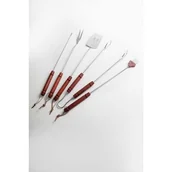 Szczypce do grilla - Sztućce do grilla rustykalne 5-częściowe - miniaturka - grafika 1