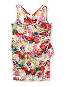 Sukienki - Gina Bacconi Damska sukienka z krepy z krepy w kwiaty, multi, 42 - miniaturka - grafika 1