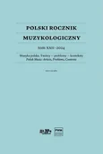 Książki o muzyce - Polski Rocznik Muzykologiczny T.22 2024 - Red Iwona Lindstedt - książka - miniaturka - grafika 1