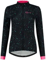 Kurtki damskie - Damska Kurtka Rowerowa  Rogelli Terrazzo | Black/Pink/Blue - Rozmiar M - miniaturka - grafika 1