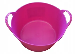 Pojemnik Wiadro Kosz Elastyczny Flexi 14L Fuksja - Wiadra i kastry budowlane - miniaturka - grafika 1
