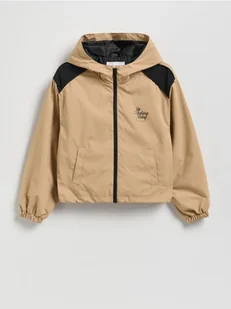 Reserved - Lekka kurtka z kapturem - beżowy - Kurtki i płaszcze dla dziewczynek - miniaturka - grafika 1