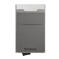 Portfele - Koruma, Aluminiowy portfel na karty, Ochrona RFID (Srebrny) - miniaturka - grafika 1