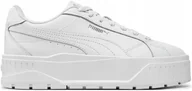 Sneakersy damskie - PUMA BUTY DAMSKIE SKÓRA SNEAKERSY PLATFORMY BIAŁE ROZMIAR 39 - miniaturka - grafika 1