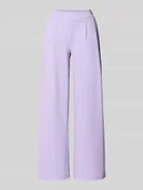 Spodnie damskie - Spodnie o szerokim kroju z elastycznym pasem model ‘KATE’ - miniaturka - grafika 1