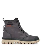 Botki męskie - Palladium Trapery Pampa Lite+ Hi 79102-006-M Szary - miniaturka - grafika 1
