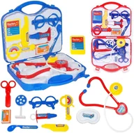 Zabawy w naśladowanie dorosłych - Zestaw lekarski w walizce 12el - miniaturka - grafika 1