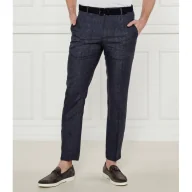 Spodnie męskie - Joop! Lniane spodnie Sake Slim Fit - miniaturka - grafika 1