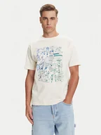 Koszulki męskie - New Balance T-Shirt MT53916 Écru Regular Fit - miniaturka - grafika 1