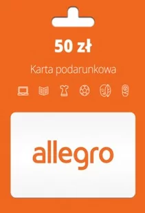 Allegro Karta Podarunkowa 50 PLN - Key - POLAND - Gry PC Cyfrowe - miniaturka - grafika 1