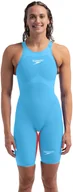 Stroje kąpielowe - SPEEDO STRÓJ STARTOWY DAMSKIE LZR VALOR 2.0 OPBK KSKN AF BLUE/RED 8-15859H828 UK28 - miniaturka - grafika 1