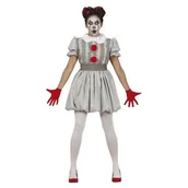 Stroje karnawałowe - Strój pani klaun szary-M - miniaturka - grafika 1