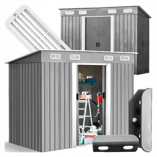 DOMEK NARZĘDZIOWY SCHOWEK NA NARZĘDZIA OGRODOWY SZOPA 238x126x181 cm - Place zabaw DOMEK NARZĘDZIOWY SCHOWEK NA NARZĘDZIA OGRODOWY SZOPA 238x126x181 cm - Place zabaw - miniaturka - grafika 1