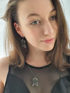 Wisiorek - Mały Pająk z Nazca - Wisiorki - miniaturka - grafika 1