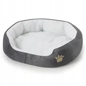 Legowiska dla kotów - LEGOWISKO DLA KOTA MAŁEGO PSA PLUSZOWE PODUSZKA MIĘKKIE WODOODPORNE 50x40cm - miniaturka - grafika 1