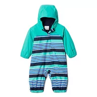 Kombinezony - Columbia Kombinezon przeciwdeszczowy unisex Baby Critter Jitters Ii Bright Indigo Milo Stripe, Elctrc Turq 3 Years - miniaturka - grafika 1