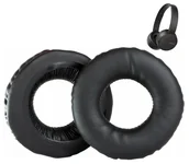 Akcesoria do słuchawek - Nauszniki Pady Gąbki do SONY WH-CH500 WH-CH510 SYNTETYCZNA SKÓRA Czarne - miniaturka - grafika 1