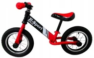Rowerki biegowe - Rowerek biegowy R8 CZERWONY Pompowane koła, łożyskowana kierownica - miniaturka - grafika 1