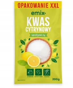 EMIX KWAS CYTRYNOWY 200G DUŻY - Dodatki do ciast w proszku - miniaturka - grafika 1