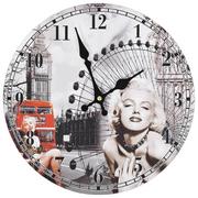 Zegary - vidaXL Zegar ścienny w stylu vintage Marilyn Monroe, 30 cm vidaXL - miniaturka - grafika 1