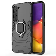 Etui i futerały do telefonów - Ring Armor etui do Samsung Galaxy S23 pancerny pokrowiec uchwyt magnetyczny ring czarne - miniaturka - grafika 1