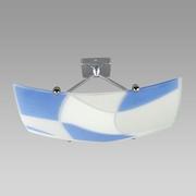 Lampy sufitowe - Prezent Lampa sufitowa ASPIS biały/ niebieski - miniaturka - grafika 1