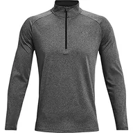 Bluzy męskie - Under Armour UA Tech 2.0 1/2 męska bluza z zamkiem błyskawicznym, szara, XL - miniaturka - grafika 1