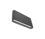 Lampy ogrodowe - LED Kinkiet zewnętrzny FLOW 2xLED/6W/230V IP54 3000K antracyt - miniaturka - grafika 1