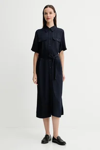 Gant sukienka kolor granatowy midi prosta 4503438 - Sukienki - miniaturka - grafika 1
