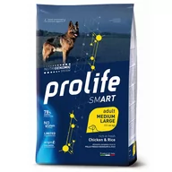 Sucha karma dla psów - Dog Prolife Smart Adult Medium/Duża/Duże rasy kurczak i ryż - 12 kg - miniaturka - grafika 1