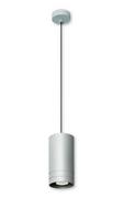 Lampy sufitowe - Lampex Lampa wisząca Simon, popiel, 10x80 cm, 40 W - miniaturka - grafika 1